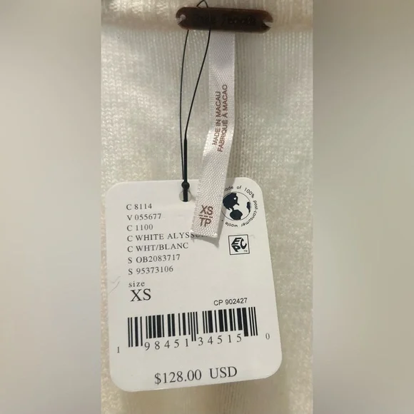 Free People Cream Button-Up Cropped Cardigan - Picture 4 of 4